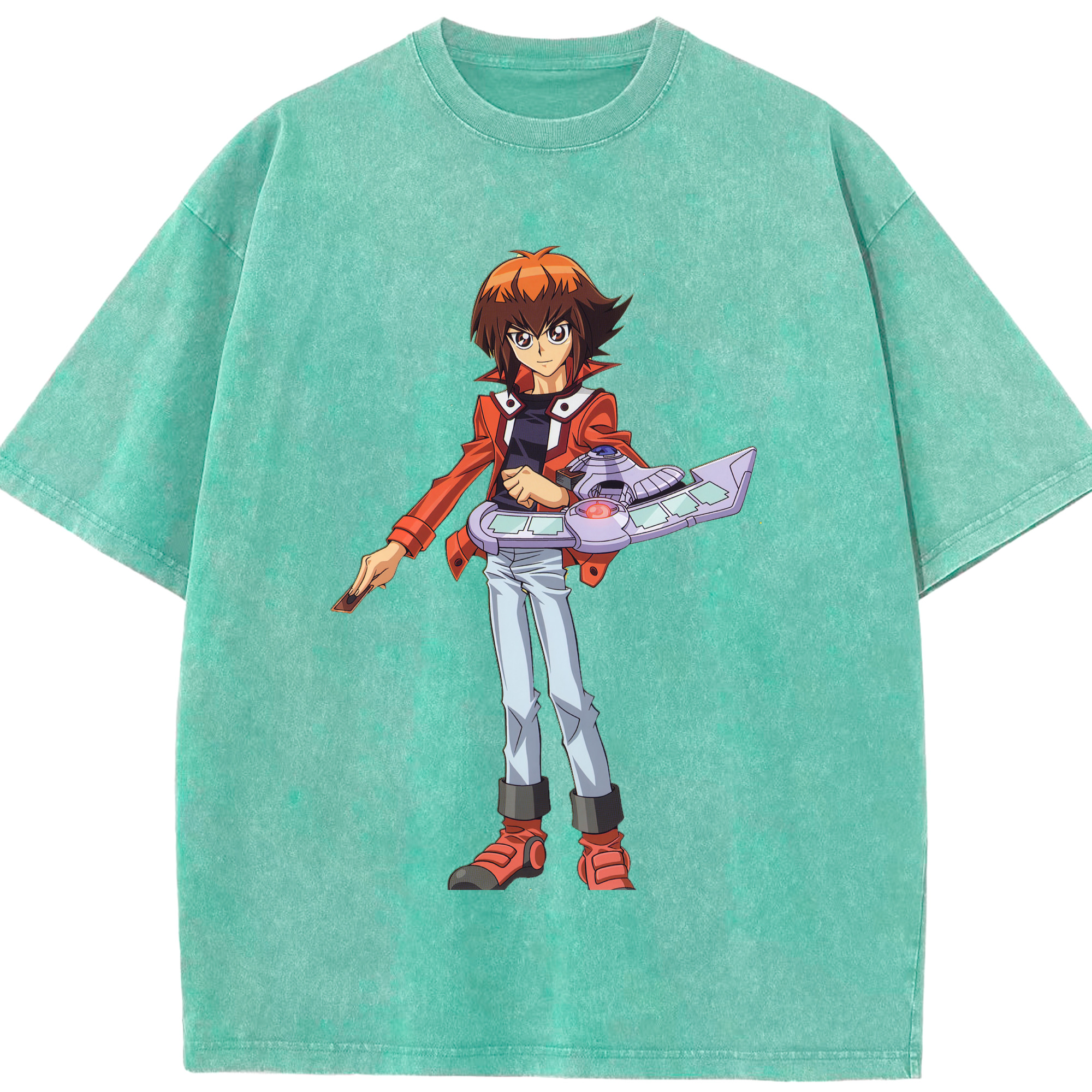 （画像用） 遊☆戯☆王 Yu-Gi-Oh! 綿100% ヴィンテージ風 半袖Tシャツ（フロントプリント）